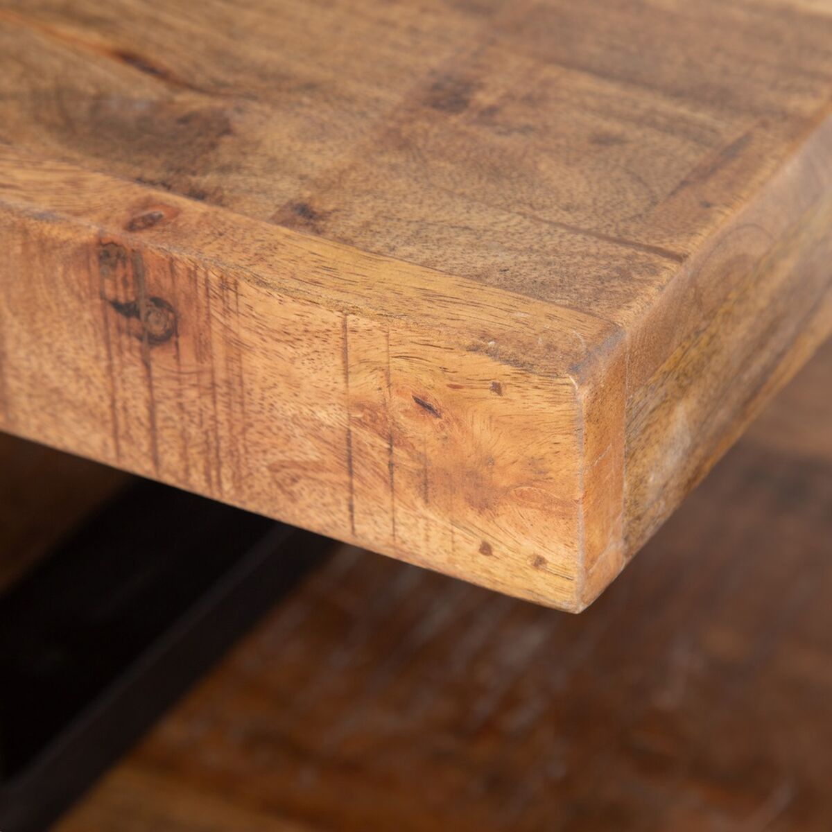 Устройство AVA Натуральный Чёрный Деревянный Железо 140 x 40 x 46 cm-7