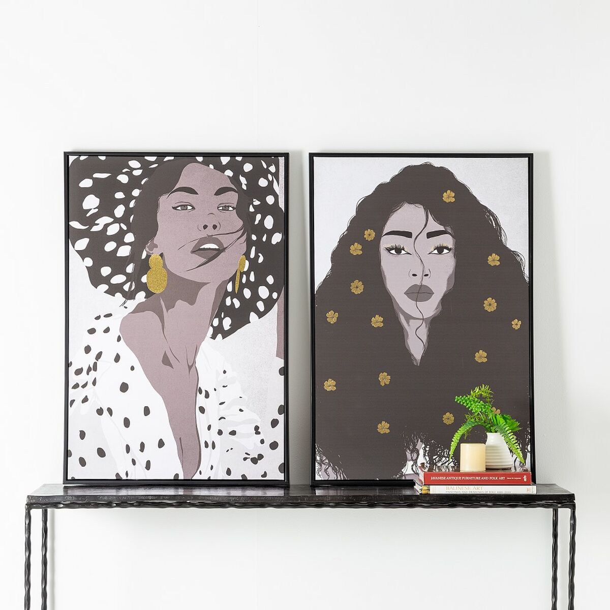 Полотно Женщина 62,6 x 4,3 x 92,6 cm-7