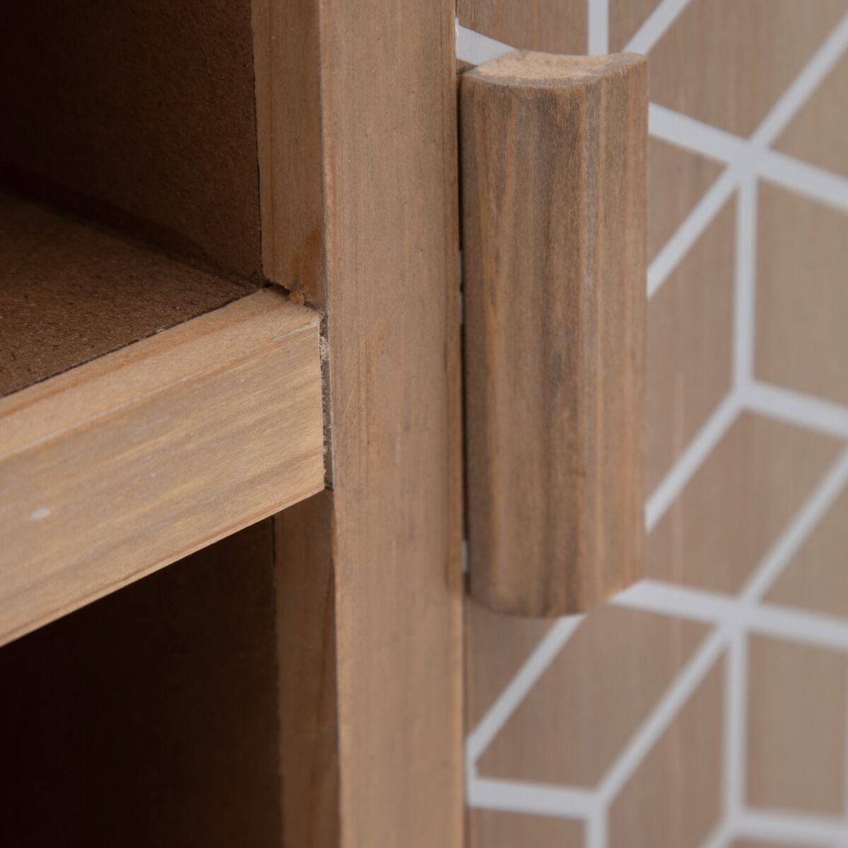 Устройство KENSY 80 x 34 x 98 cm Натуральный Деревянный Белый-6