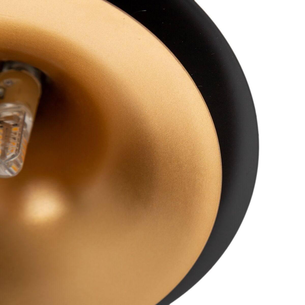 Потолочный светильник 36 x 36 x 130 cm Чёрный Позолоченный Металл Ø 18,5 cm-6