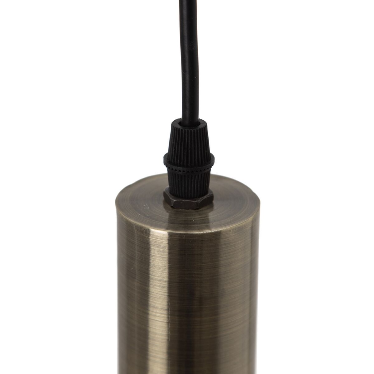 Потолочный светильник Чёрный Позолоченный Металл 16 x 16 x 30 cm-6