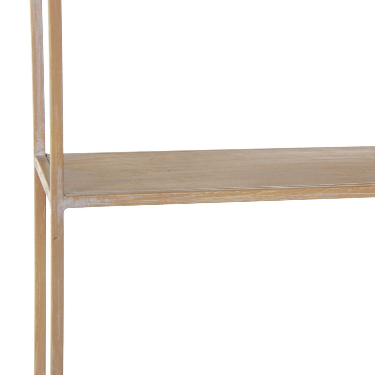 Полка 43 x 13 x 84 cm Натуральный Металл Белый-4