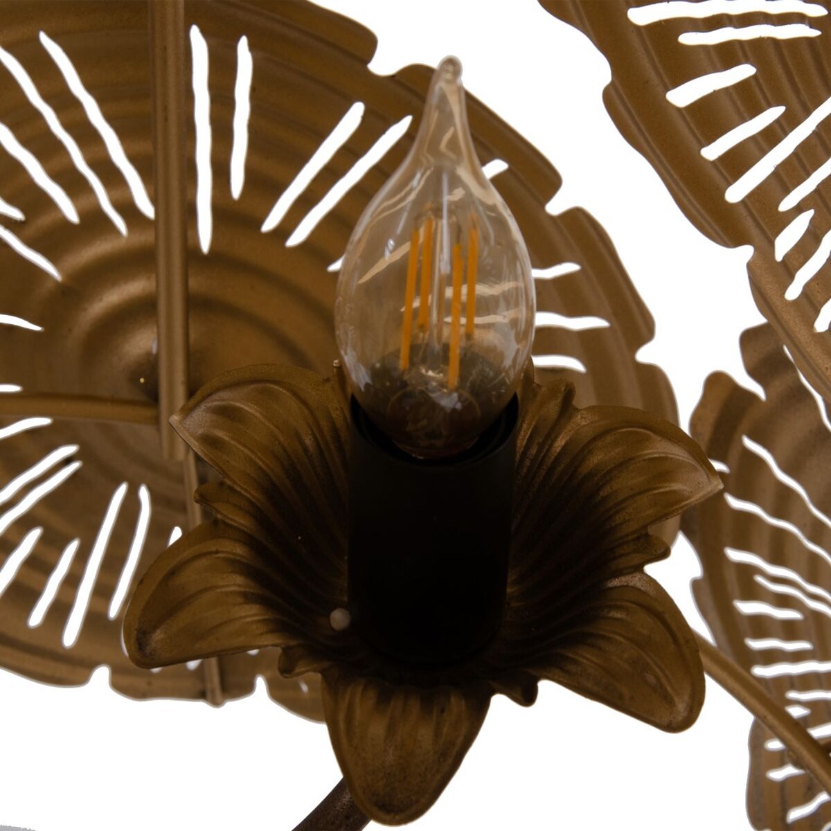 Потолочный светильник 50 x 50 x 65 cm Позолоченный Металл-3