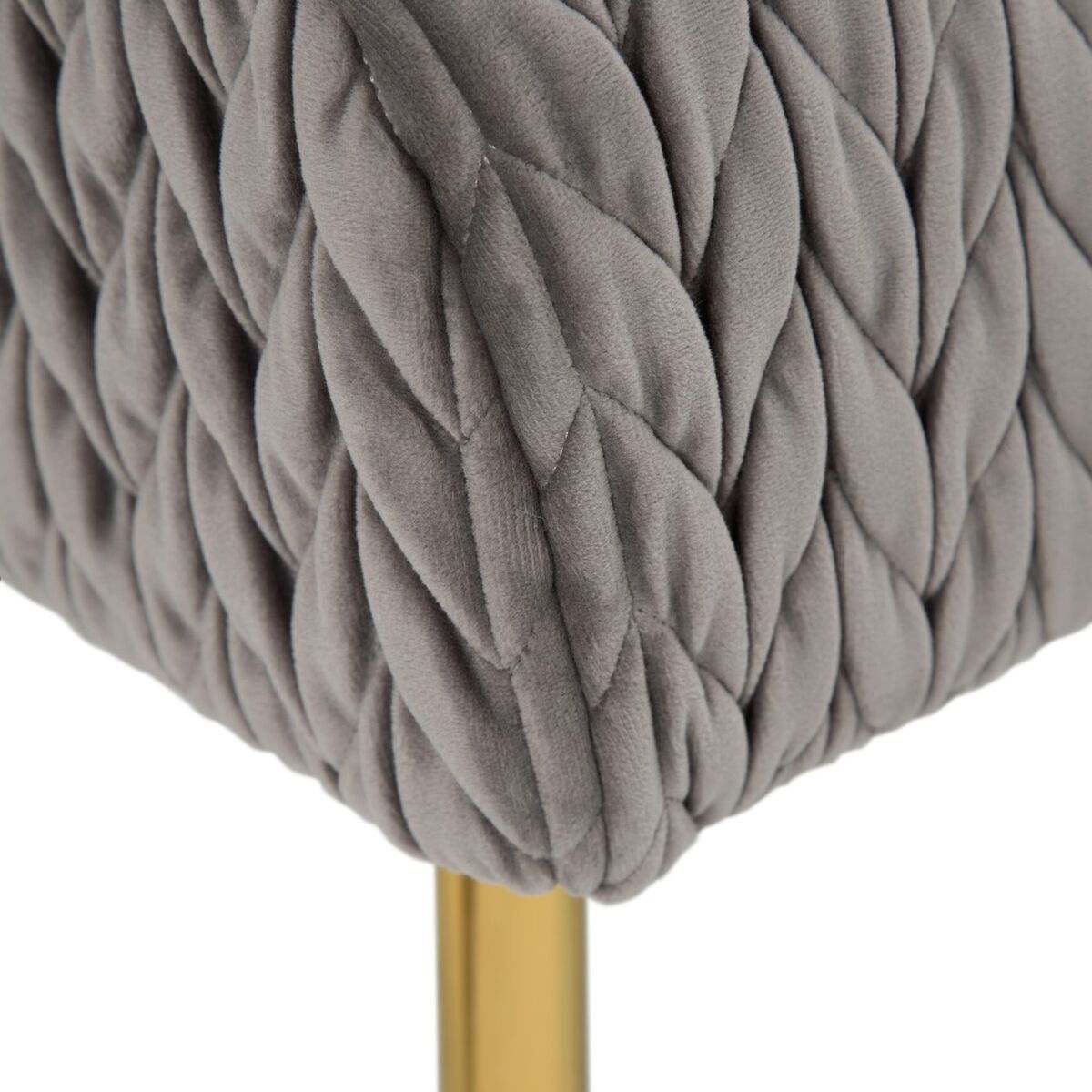 Банкетка 111 x 44 x 41,5 cm Синтетическая ткань Серый Металл-4