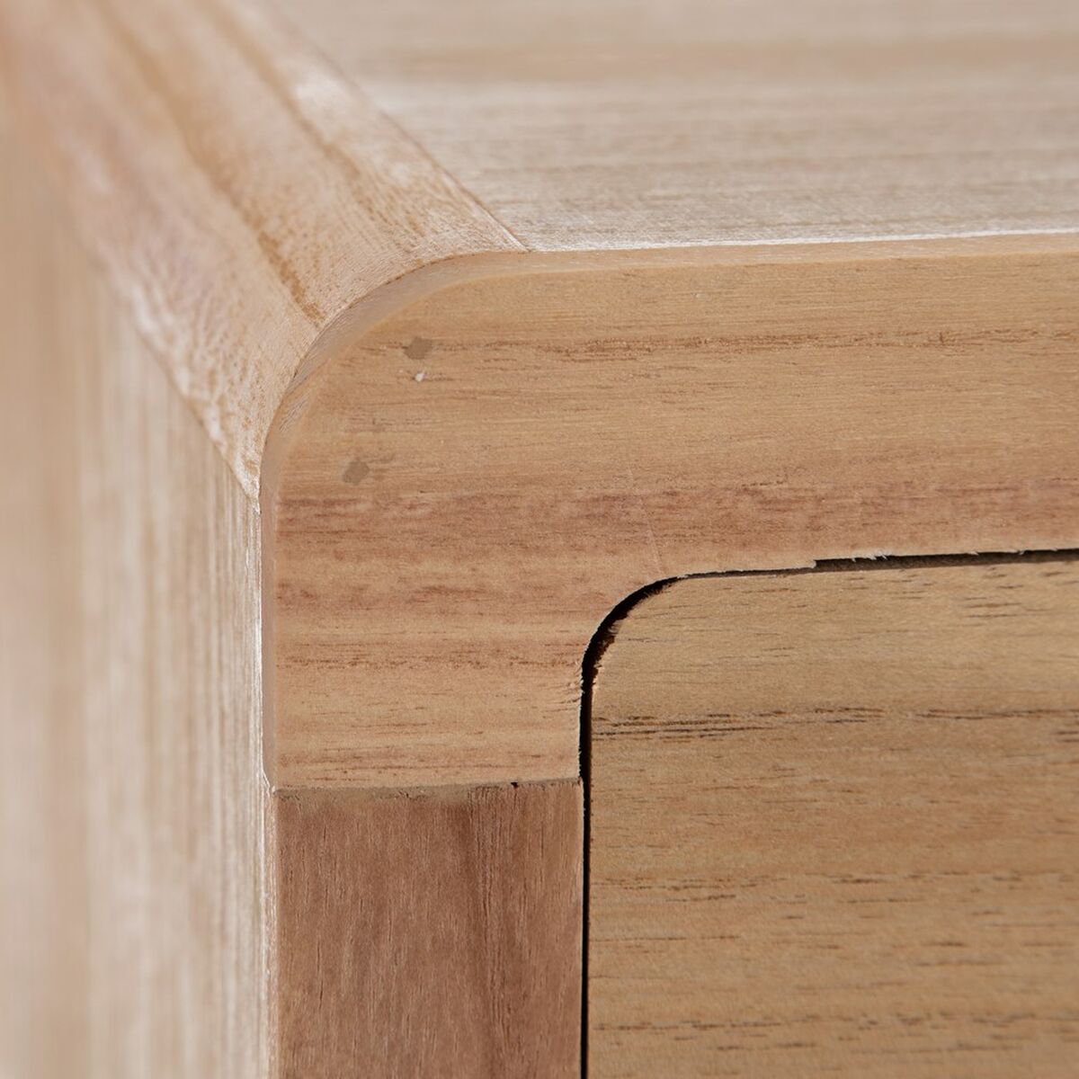 ТВ шкаф HONEY Натуральный Древесина павловнии Деревянный MDF 110 x 50 x 45 cm-4