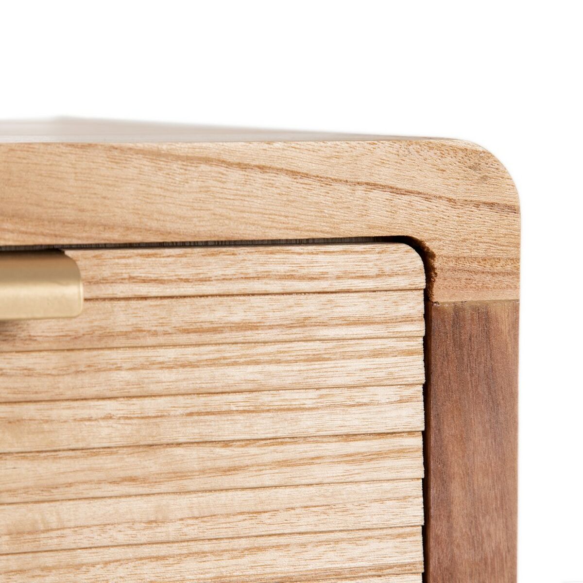 ТВ шкаф HONEY Натуральный Древесина павловнии Деревянный MDF 110 x 50 x 45 cm-7