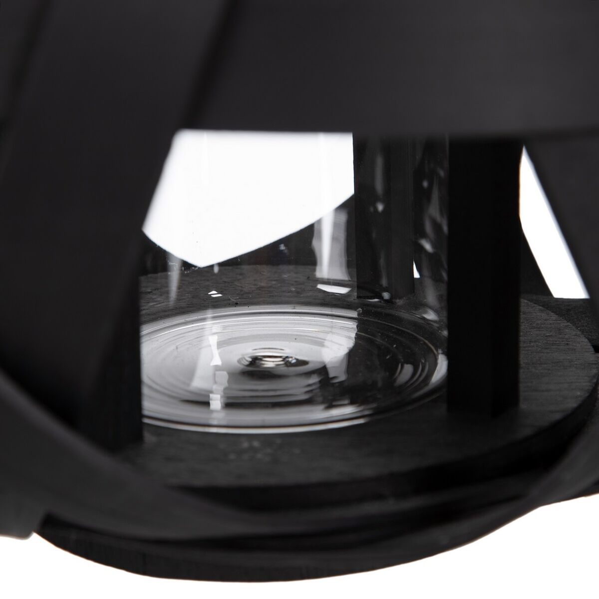 Фонарь Подсвечник Чёрный Бамбук 30 x 30 x 26 cm-3