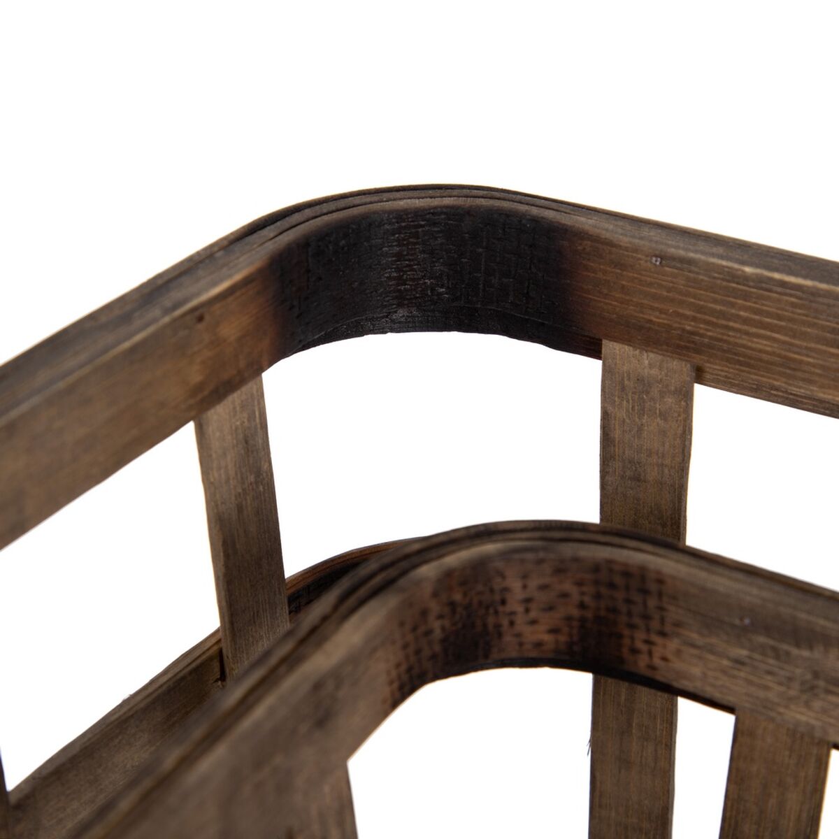 Набор корзин 42 x 42 x 37 cm Натуральный Бамбук (3 Предметы)-6