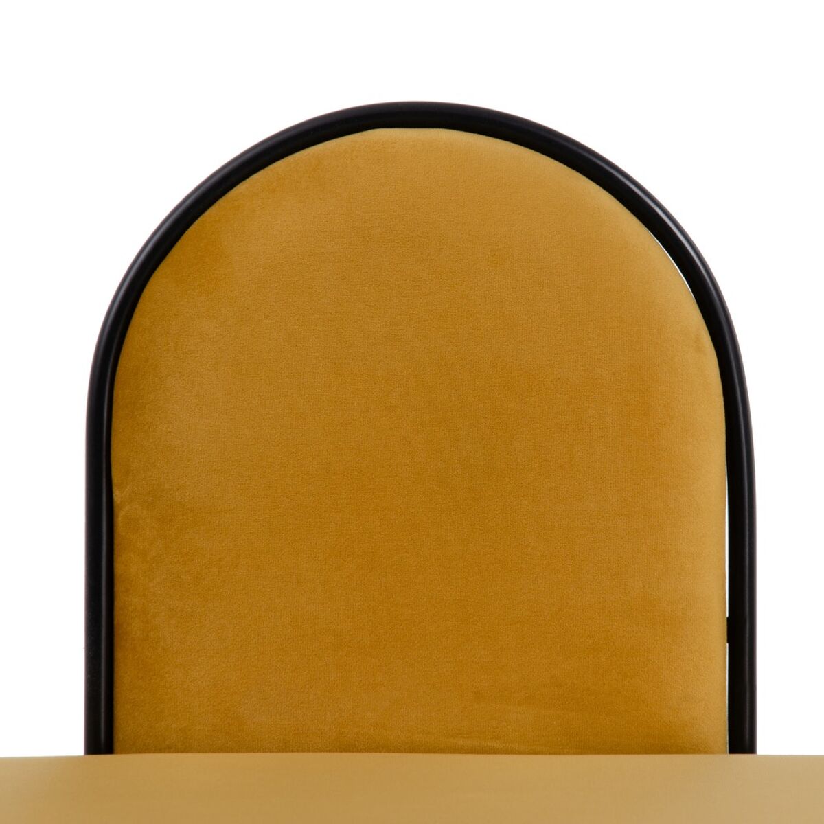 Банкетка 110 x 40 x 68 cm Синтетическая ткань Металл Охра-6