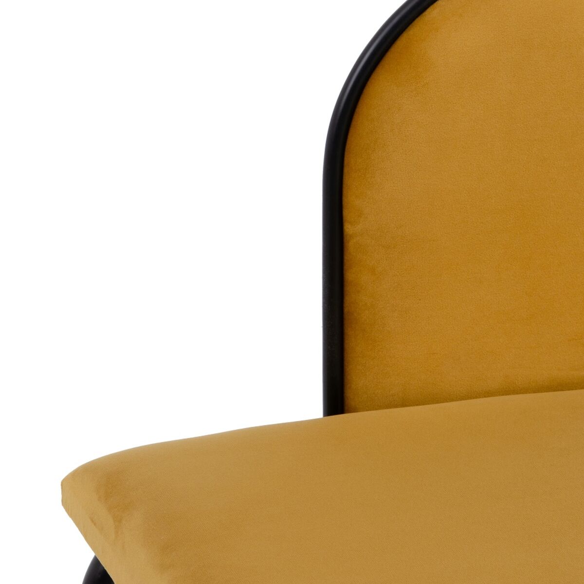 Банкетка 110 x 40 x 68 cm Синтетическая ткань Металл Охра-7