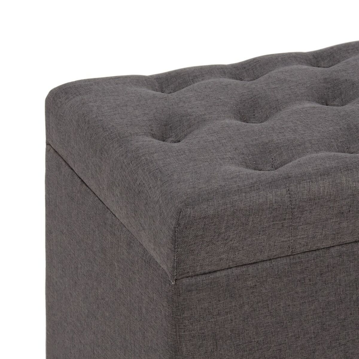 Сундук 95 x 50 x 50 cm Синтетическая ткань Деревянный-6