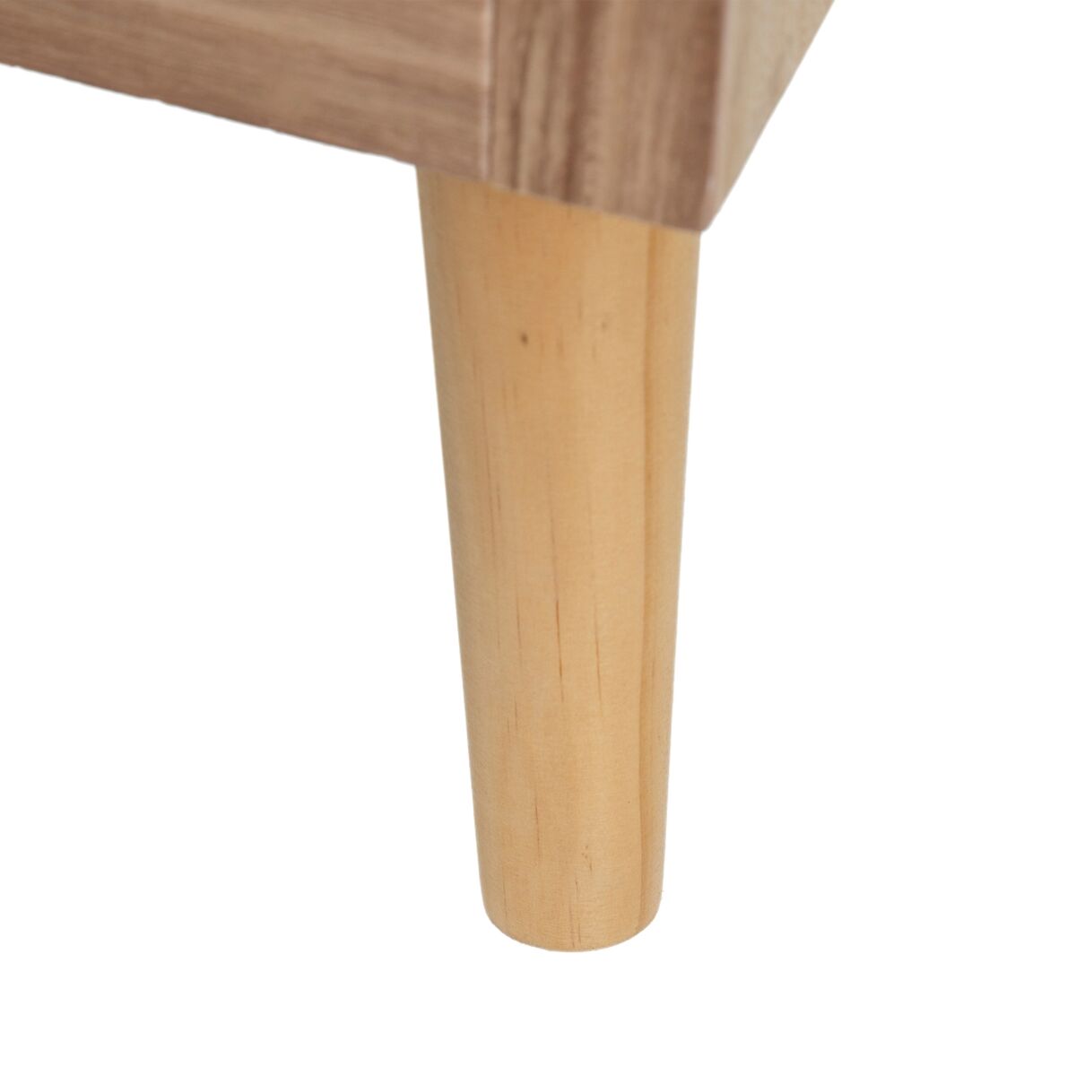 Мебель для прихожей с ящиками SASHA 106 x 33 x 90 cm Натуральный Деревянный Кремовый ротанг-4