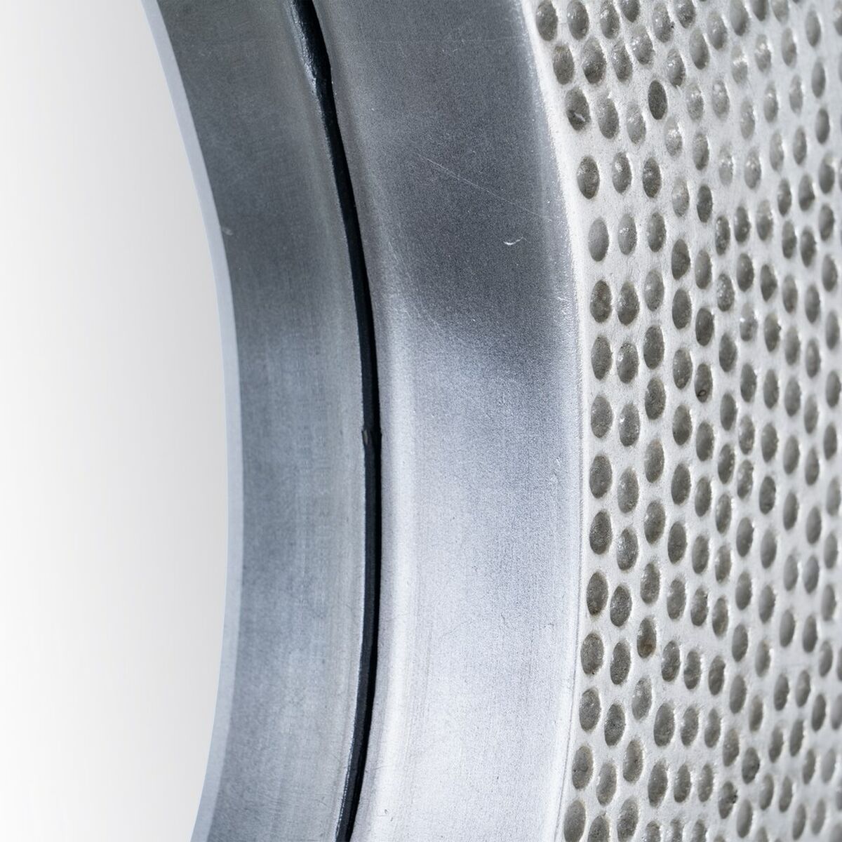 Настенное зеркало 87,6 x 6,6 x 87,6 cm Стеклянный Белый Полиуретан-5