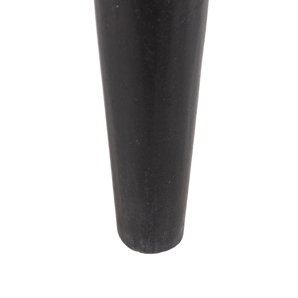 Вспомогательный стол Натуральный Чёрный древесина тика 50 x 50 x 40 cm-2