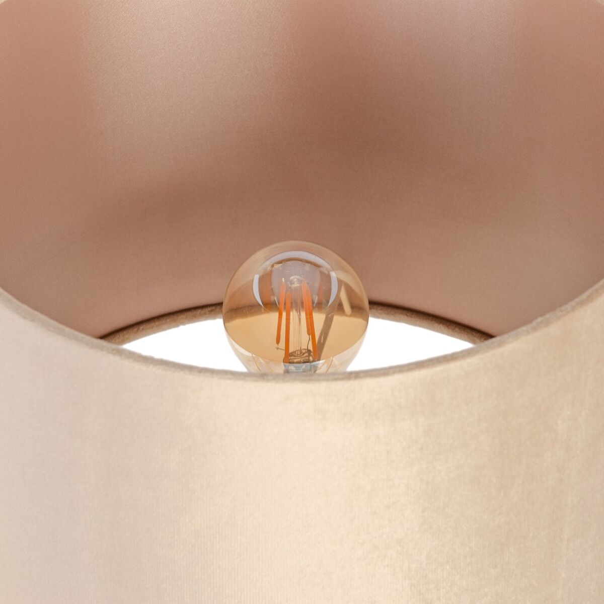 Настольная лампа Позолоченный Велюр Керамика 60 W 220 V 240 V 220-240 V 30 x 30 x 40 cm-3