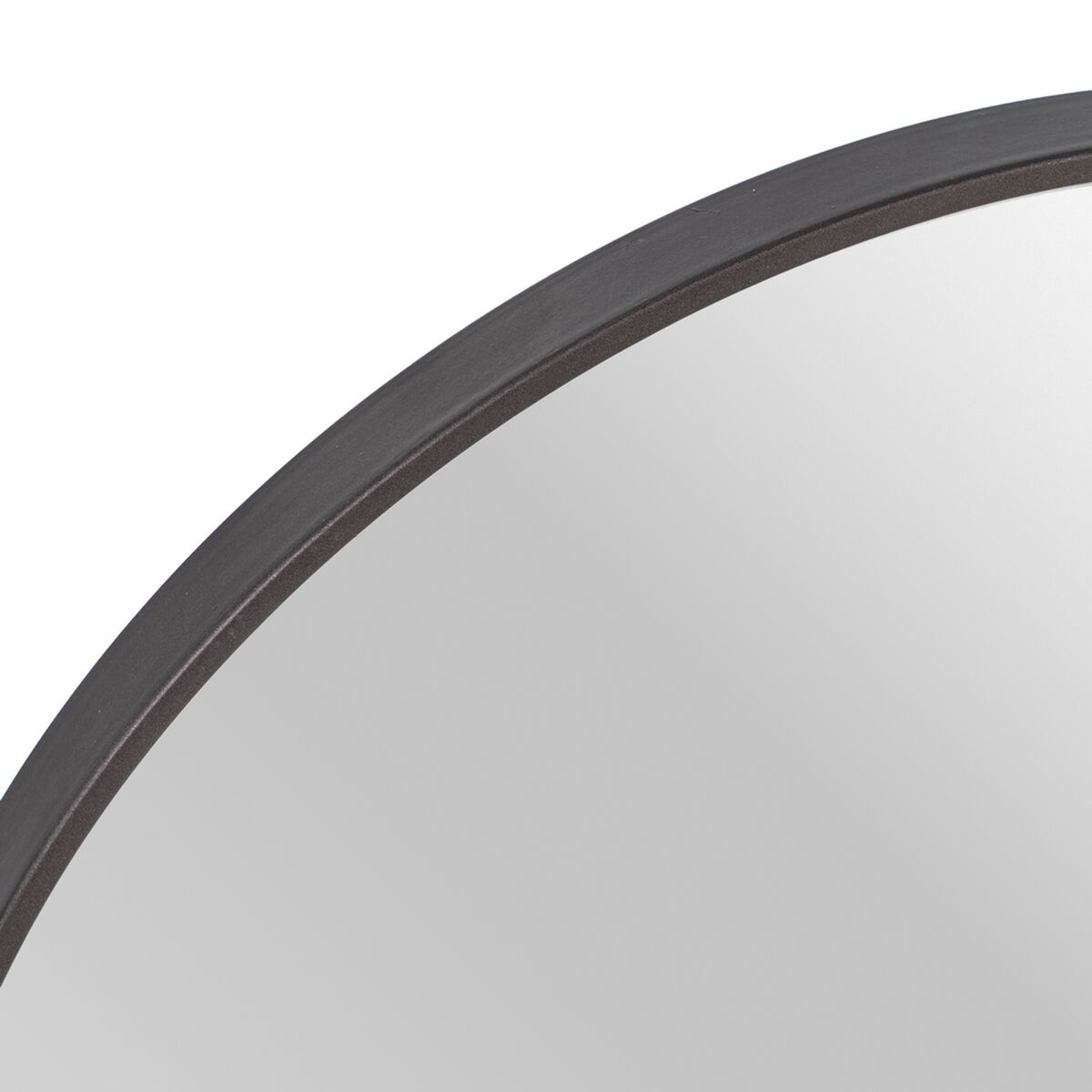 Настенное зеркало 51 x 14 x 80 cm Чёрный Металл-6