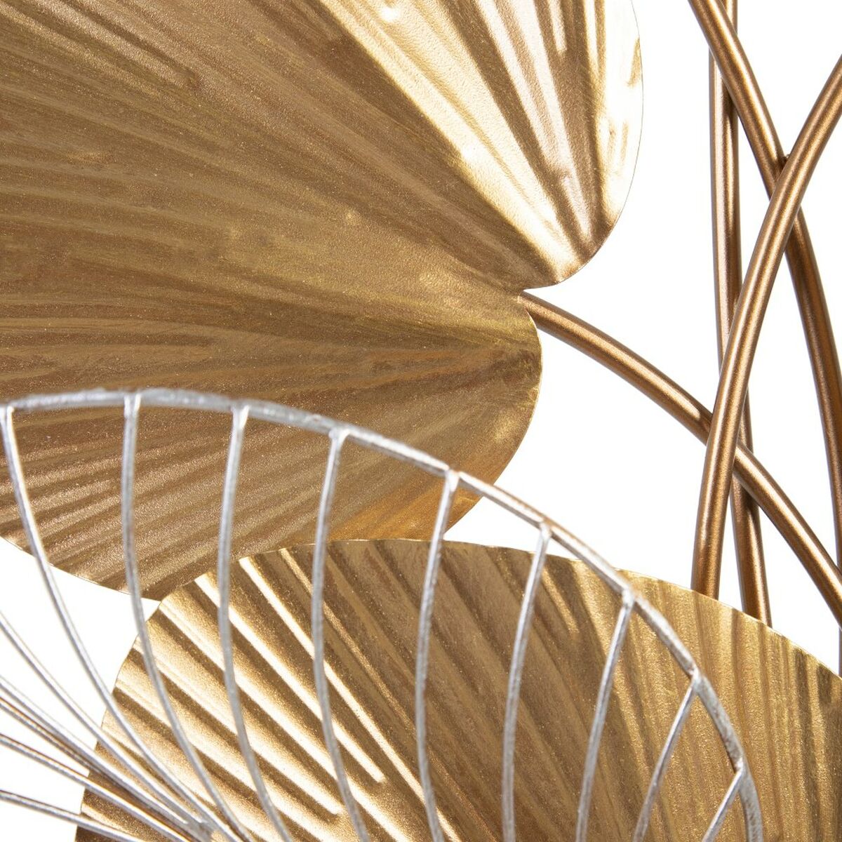 Настенный декор 50 x 6 x 98,5 cm Позолоченный Металл-4