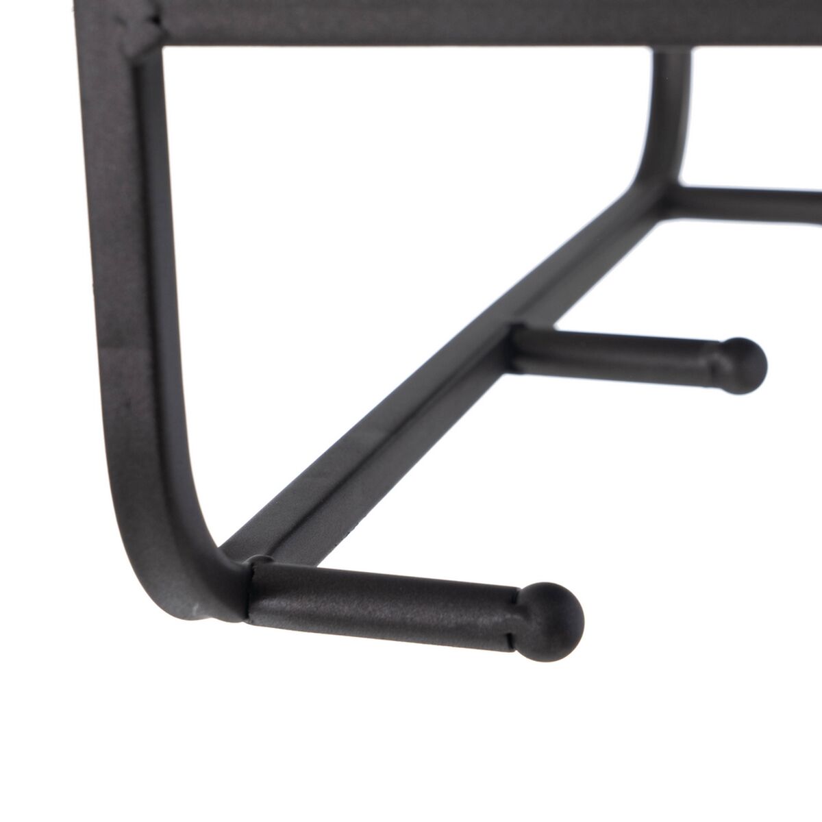 Настенное зеркало 35 x 15 x 81 cm Чёрный Металл-3