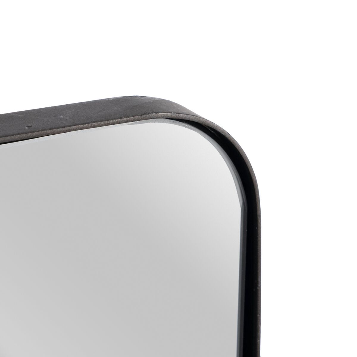 Настенное зеркало 35 x 15 x 81 cm Чёрный Металл-6