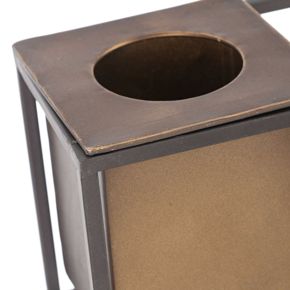 Regimento 36 x 12 x 36 cm Metal avermelhado preto-4