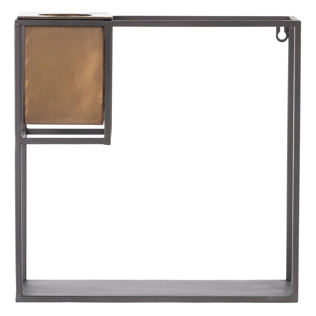Regimento 36 x 12 x 36 cm Metal avermelhado preto-5
