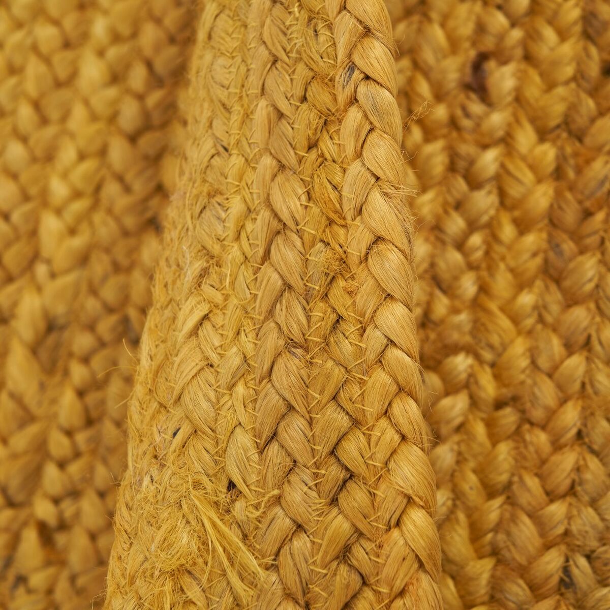 Ковер Жёлтый Джут 170 x 70 cm-3