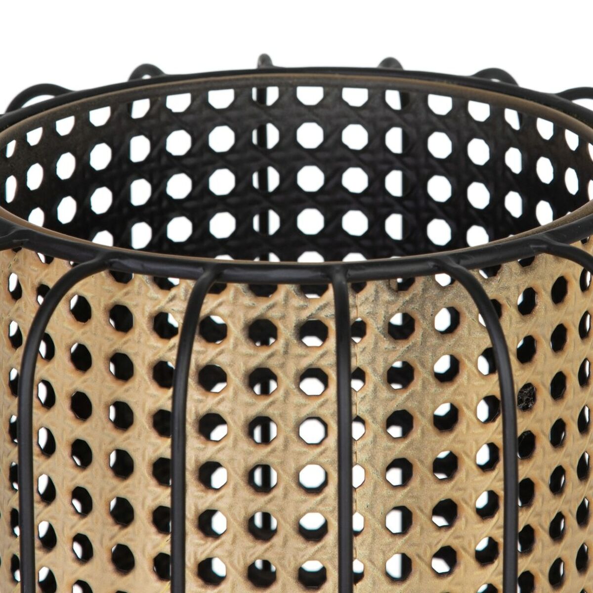 Подставка под цветочный горшок 24,5 x 24,5 x 54 cm Натуральный Чёрный Металл-3