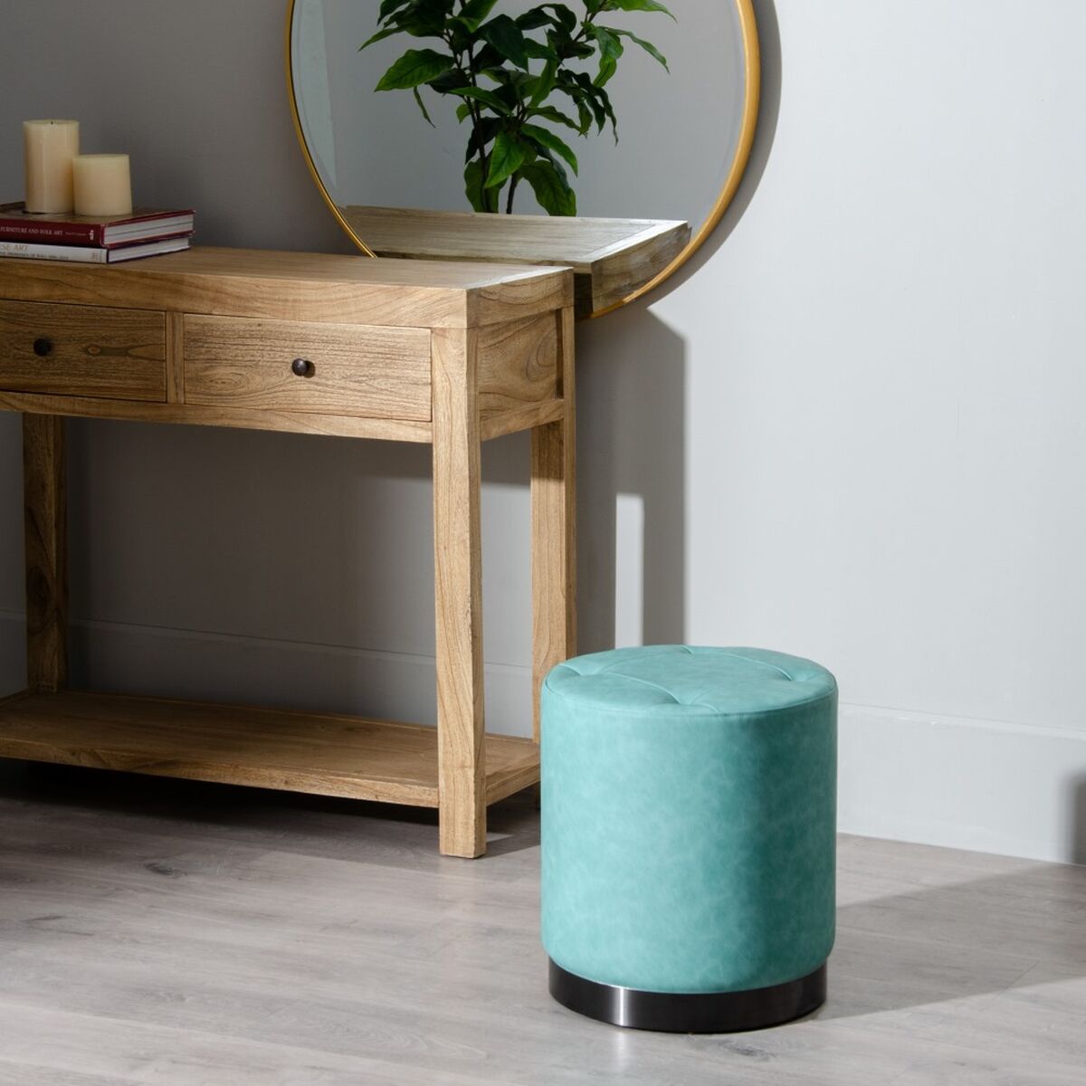 Пуф Синий Искусственная кожа 38 x 38 x 42 cm DMF-5