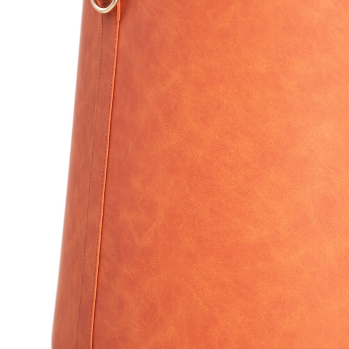 Pouf Dark Red Artificial Leather 41 x 41 x 42 cm DMF-3