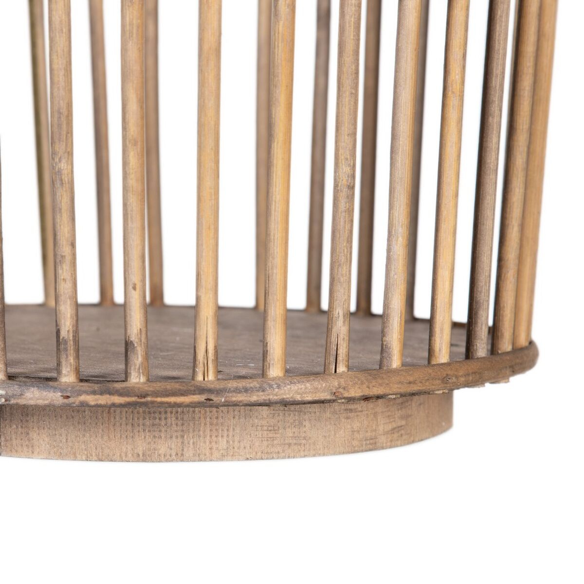 Basket Set 42 x 42 x 69 cm Natural Bamboo (2 Items)-8