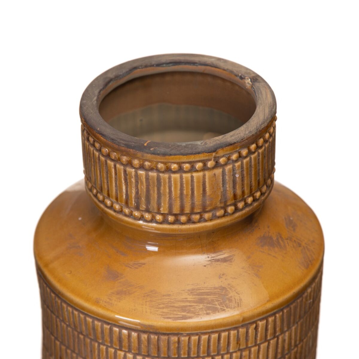 Кувшин 18,5 x 18,5 x 36 cm Керамика Горчица-4