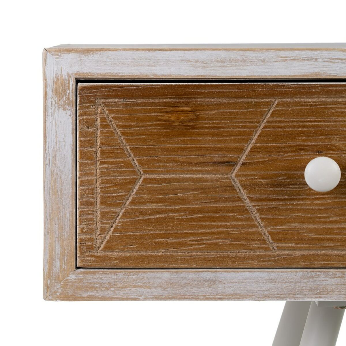 Мебель для прихожей COUNTRY 120 x 35 x 78 cm Натуральный Белый древесина ели Деревянный MDF-6