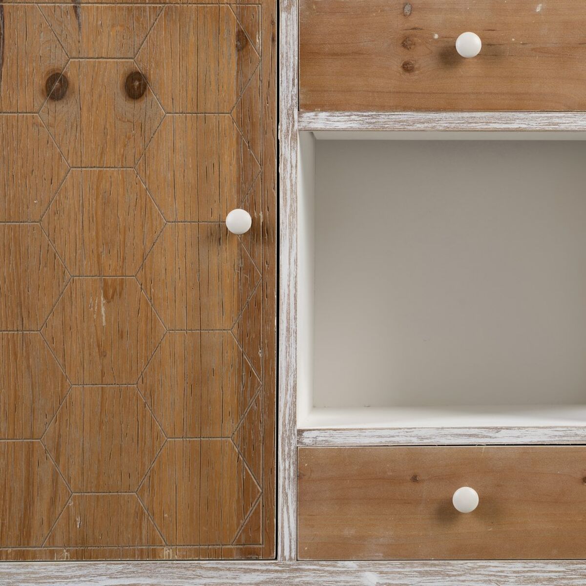 Устройство COUNTRY Натуральный Белый древесина ели 120 x 35 x 80 cm Деревянный MDF-6