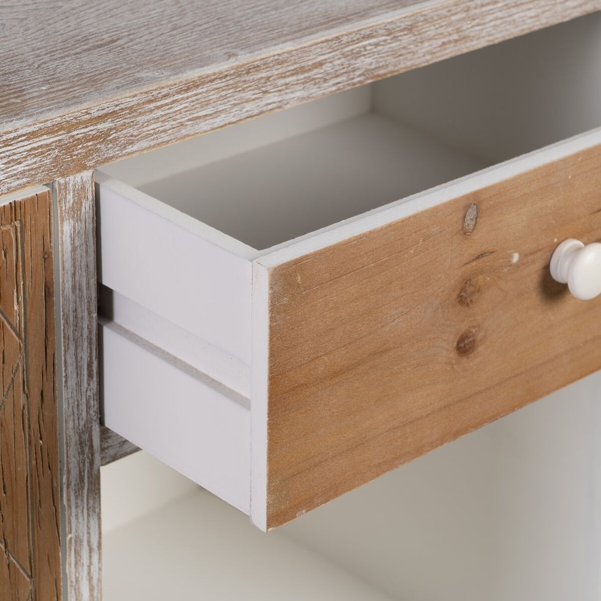 Устройство COUNTRY Натуральный Белый древесина ели 120 x 35 x 80 cm Деревянный MDF-8