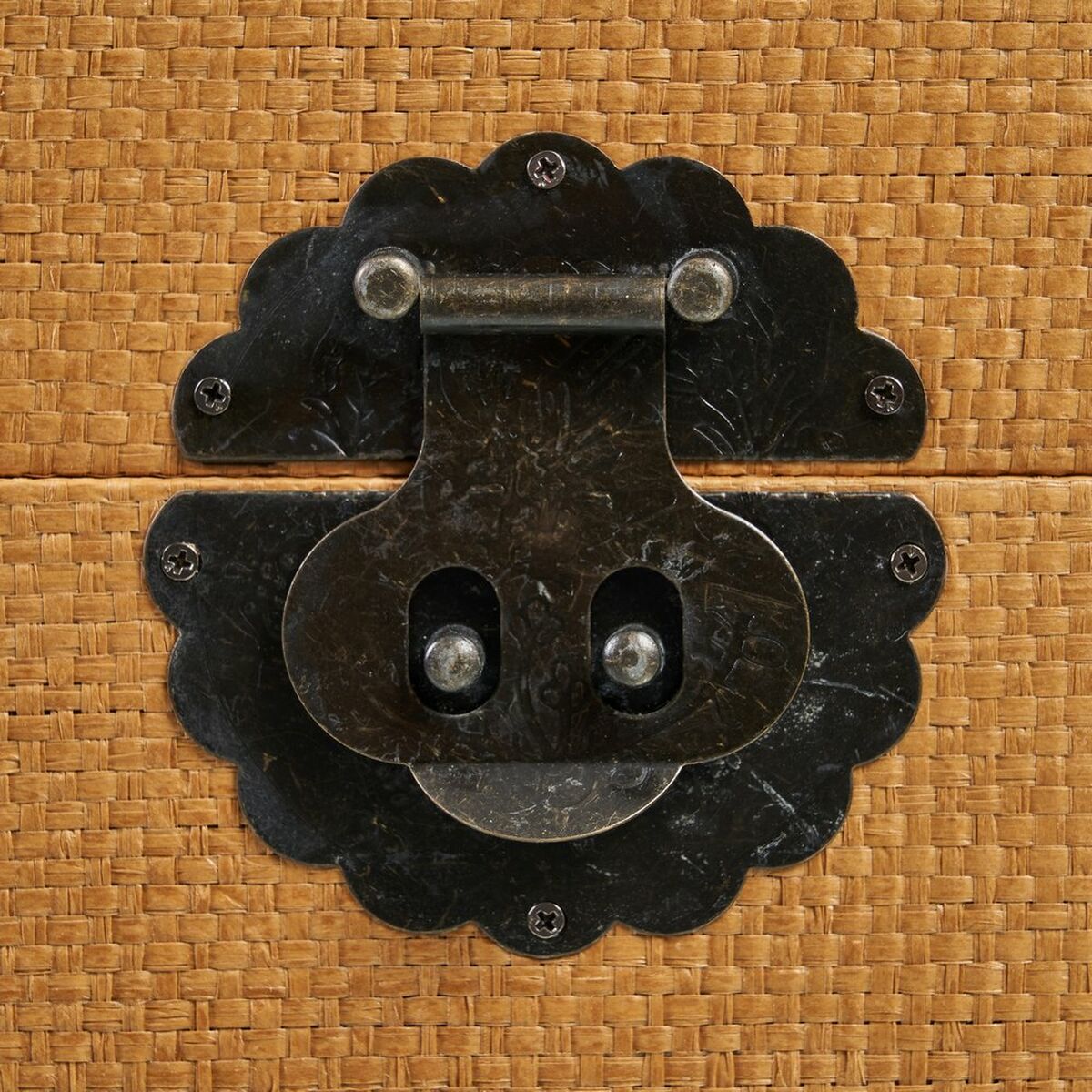 Набор сундуков 70 x 38 x 35 cm ротанг DMF (3 Предметы)-5