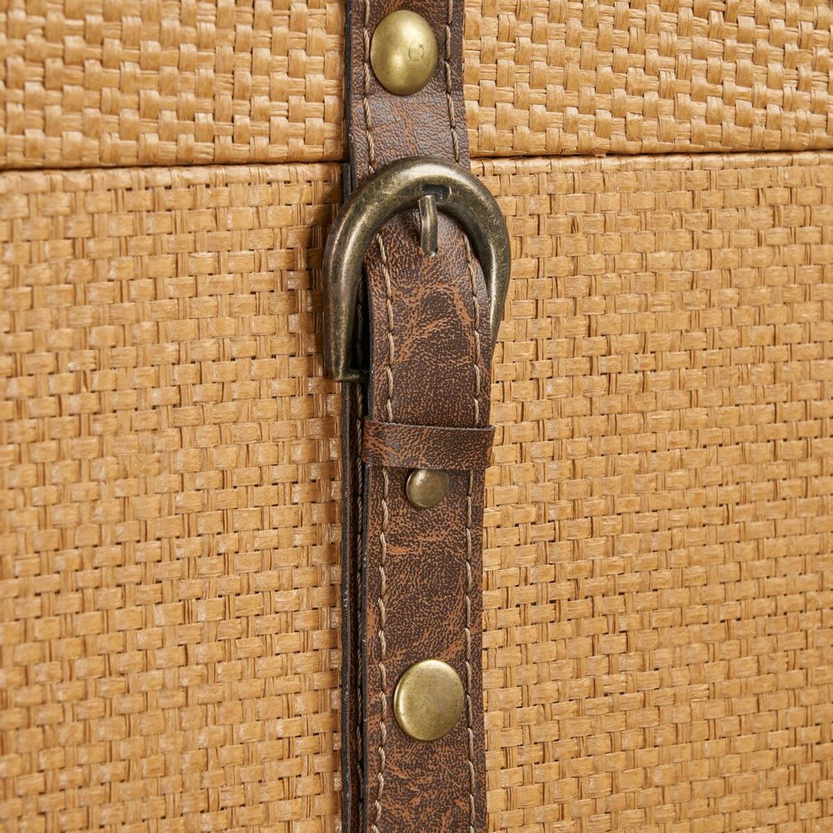 Набор сундуков 70 x 38 x 35 cm ротанг DMF (3 Предметы)-6