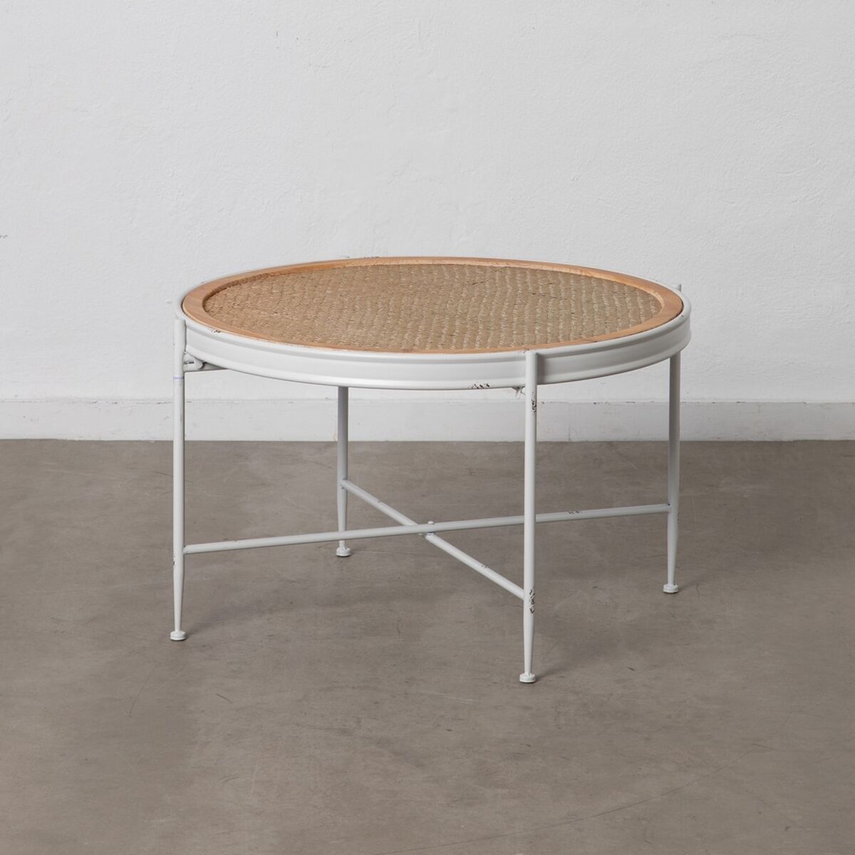 Mesa de café 75 x 75 x 47 cm Metal-2
