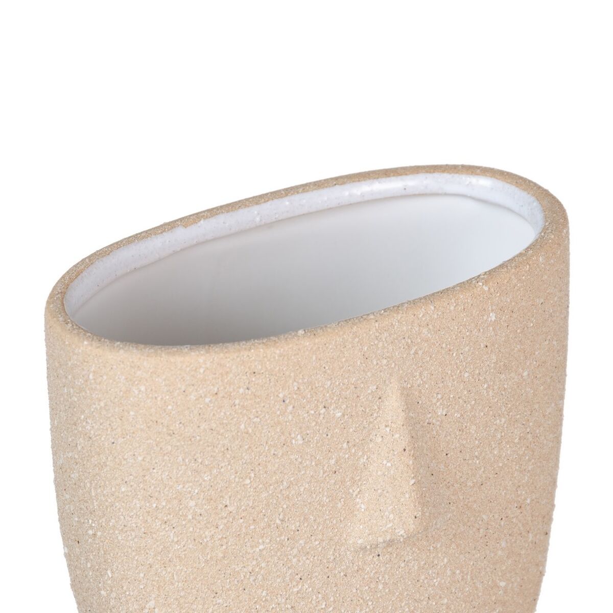 Suporte ao pote de flores 14 x 9 x 21,5 cm Cerâmica Natural-3