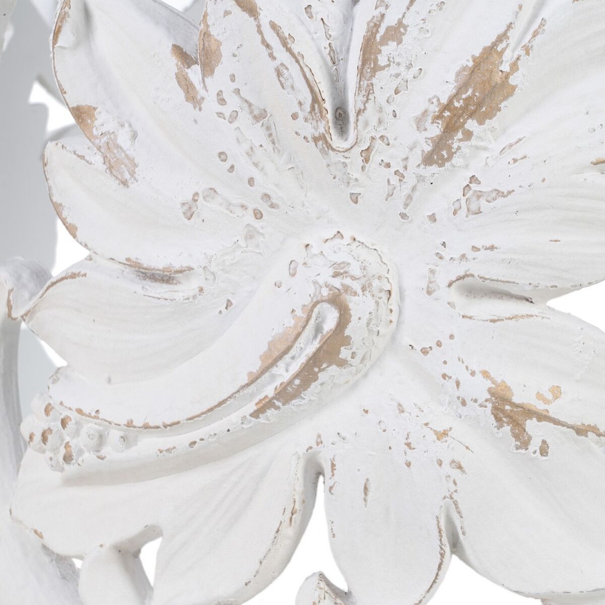 Вспомогательный стол 42 x 42 x 56 cm Натуральный Деревянный Белый-6