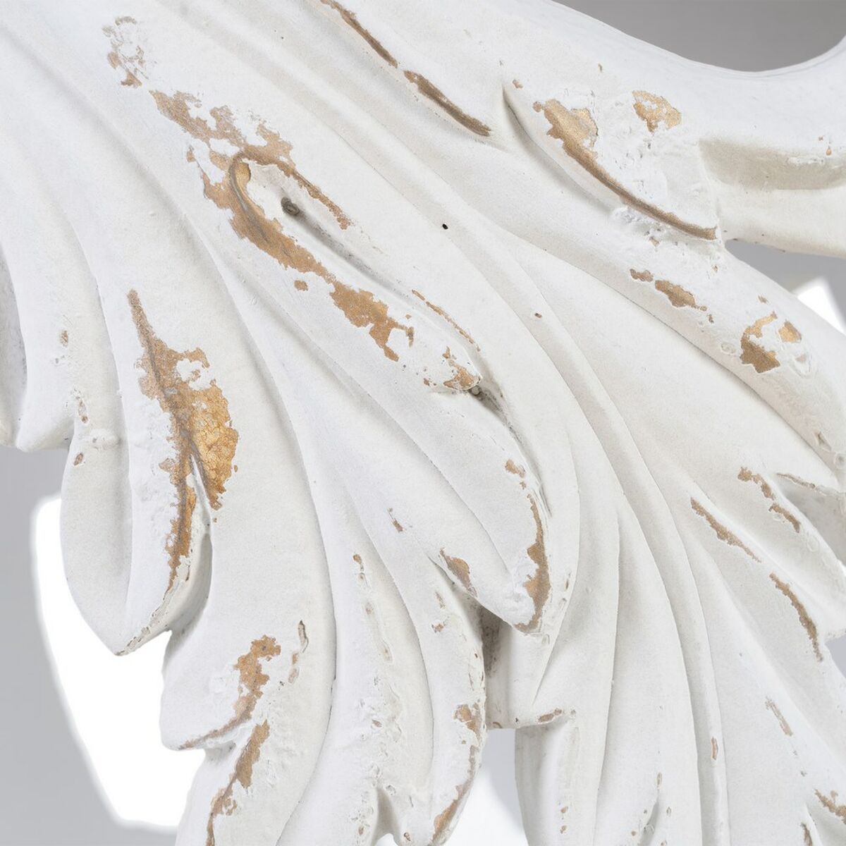 Вспомогательный стол 42 x 42 x 56 cm Натуральный Деревянный Белый-7