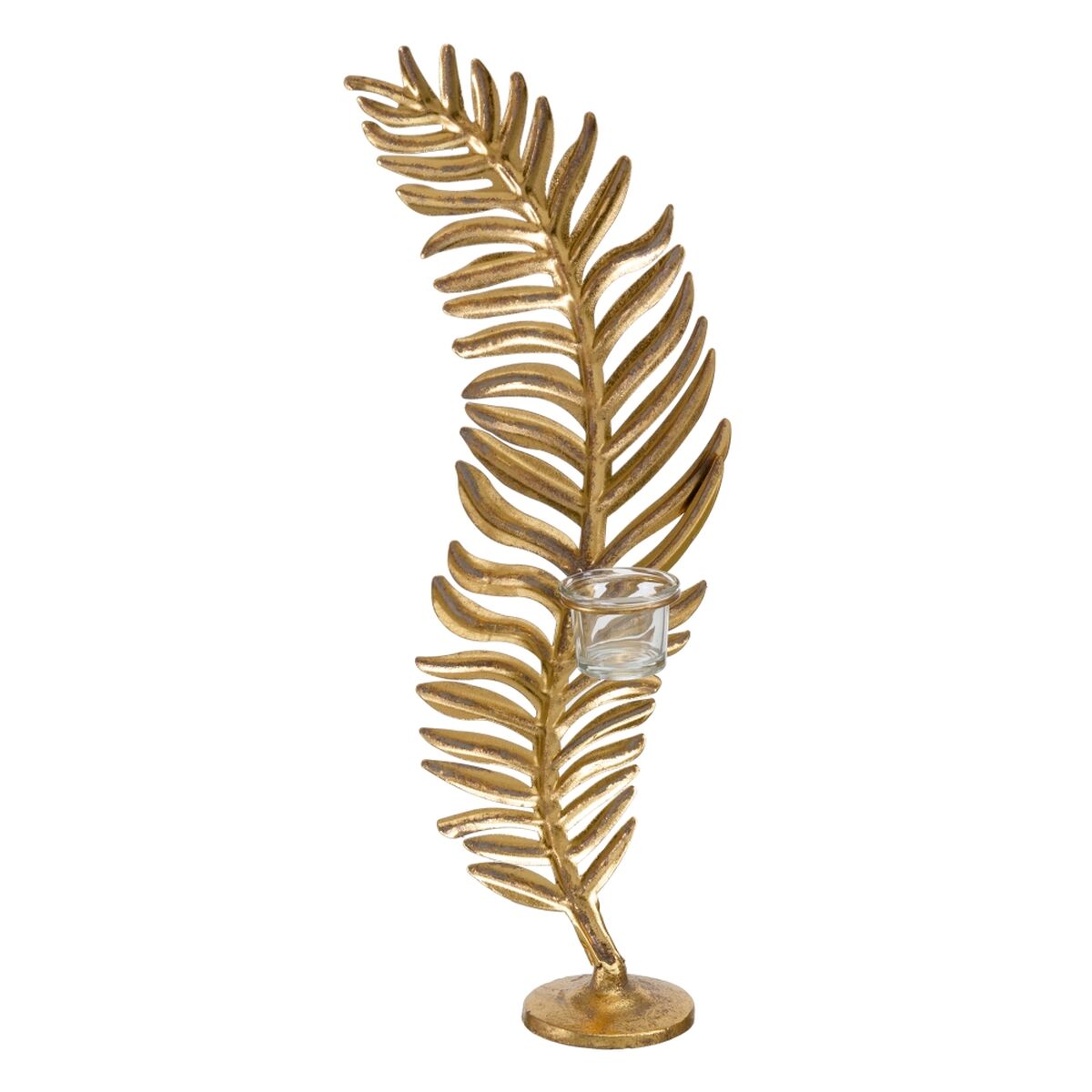 Şamdan 19 x 11 x 52. 5 cm Altın Kaplama Metal-4