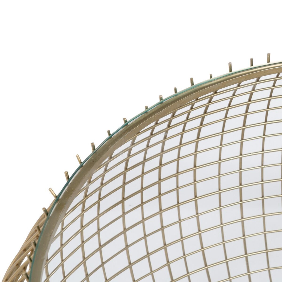 Кофейный столик 74 x 74 x 44 cm Стеклянный Железо-5