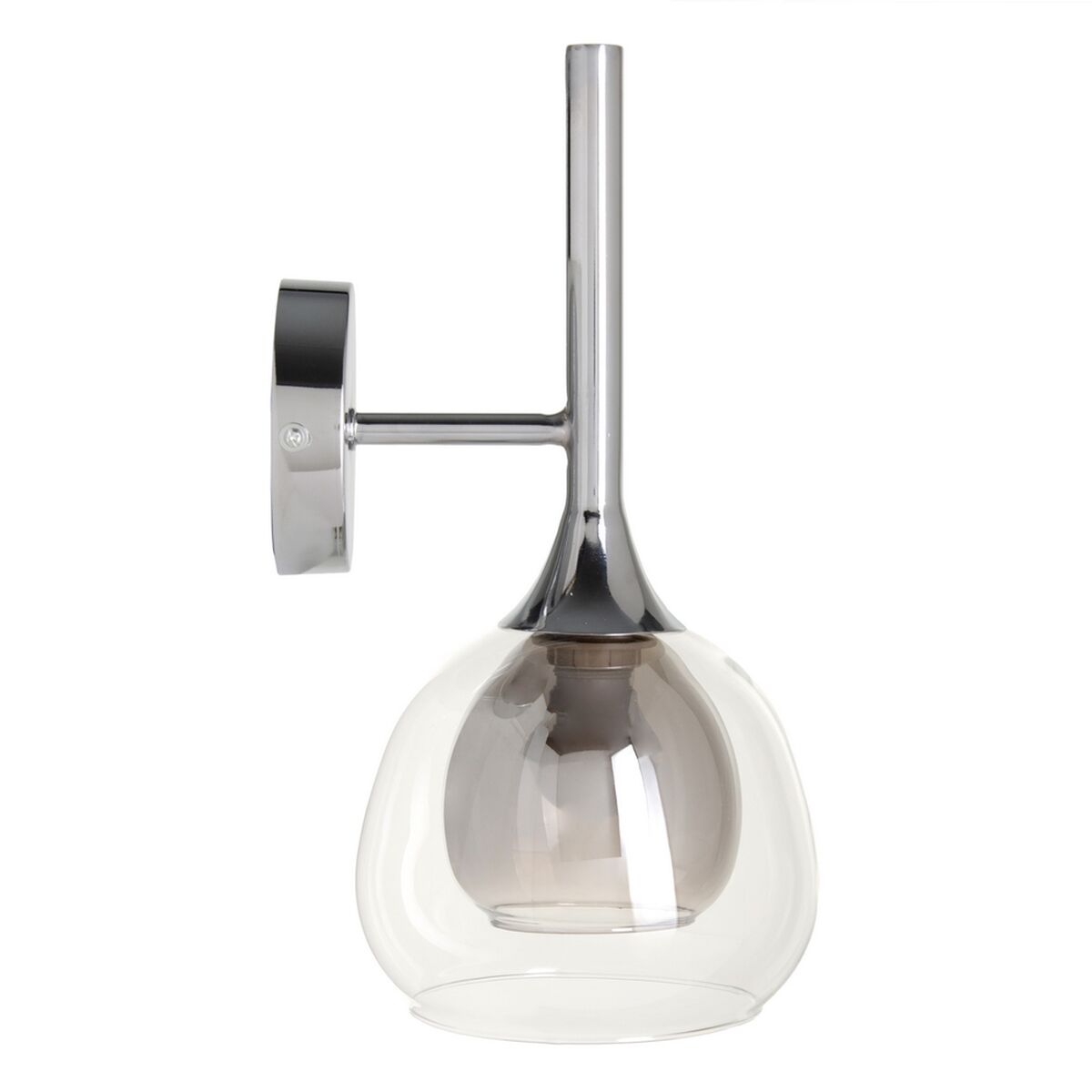 Настенный светильник Стеклянный Серый Металл 19 x 19 x 30 cm-4