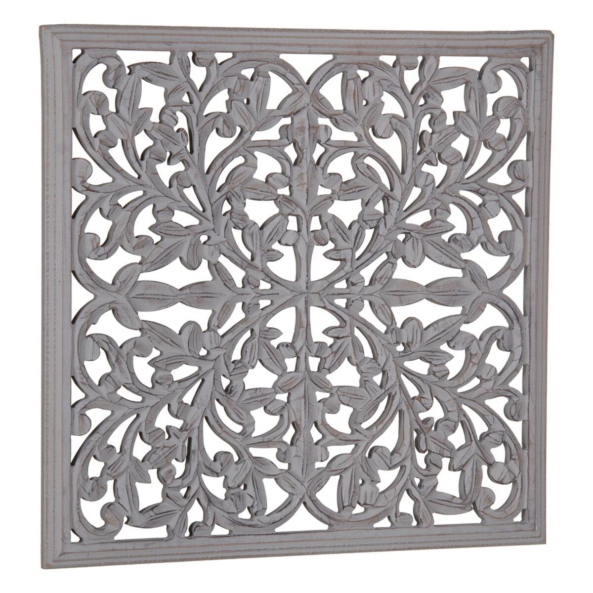 Decoração de parede Cinza 60 x 1 x 60 cm DMF-6