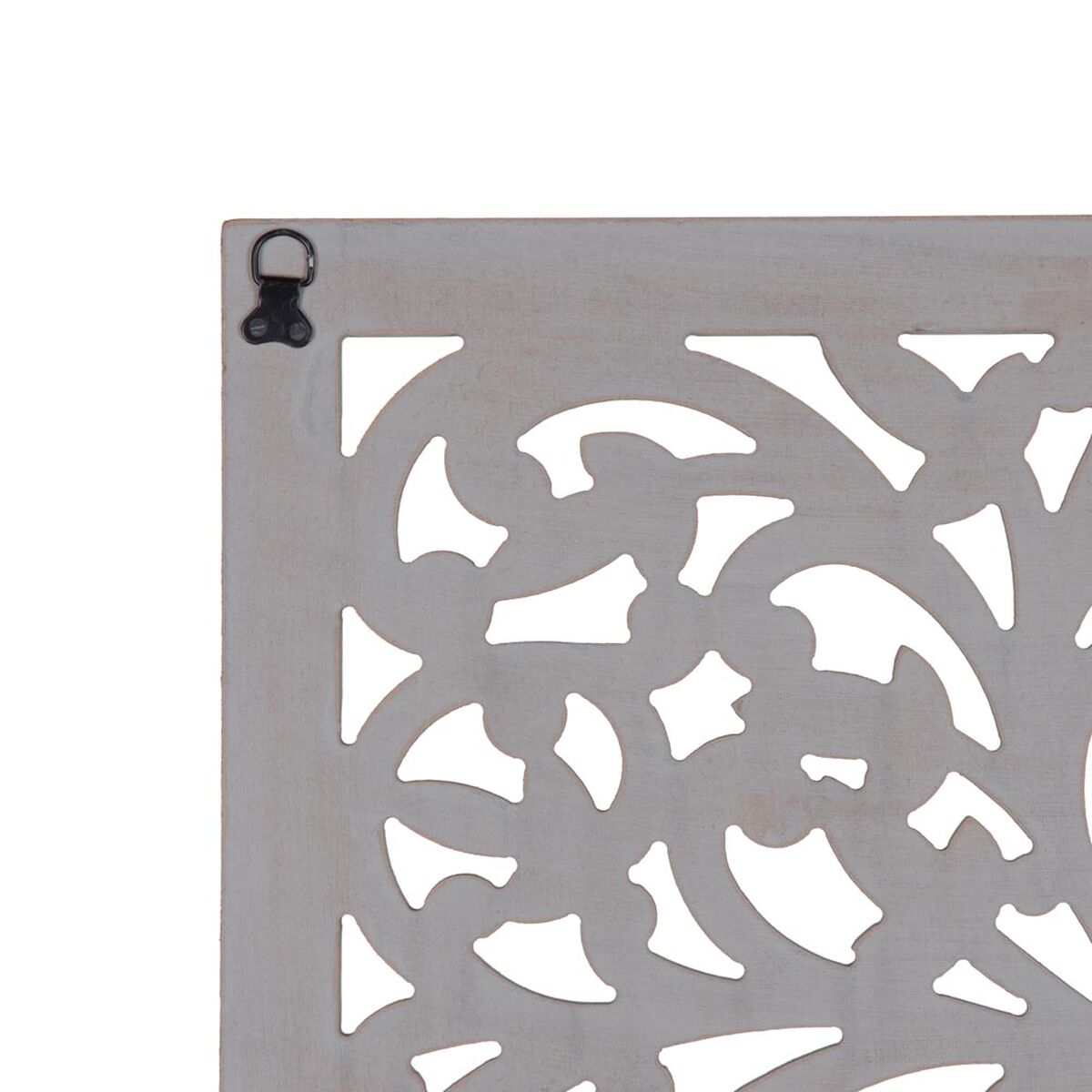 Decoración de pared gris 90 x 1 x 90 cm DMF-2
