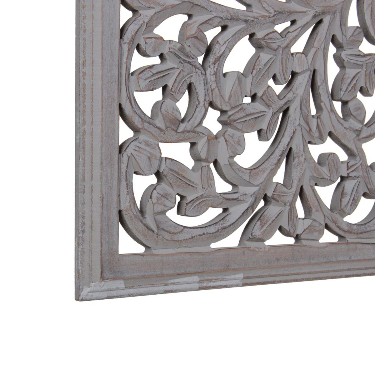 Decoración de pared gris 90 x 1 x 90 cm DMF-3