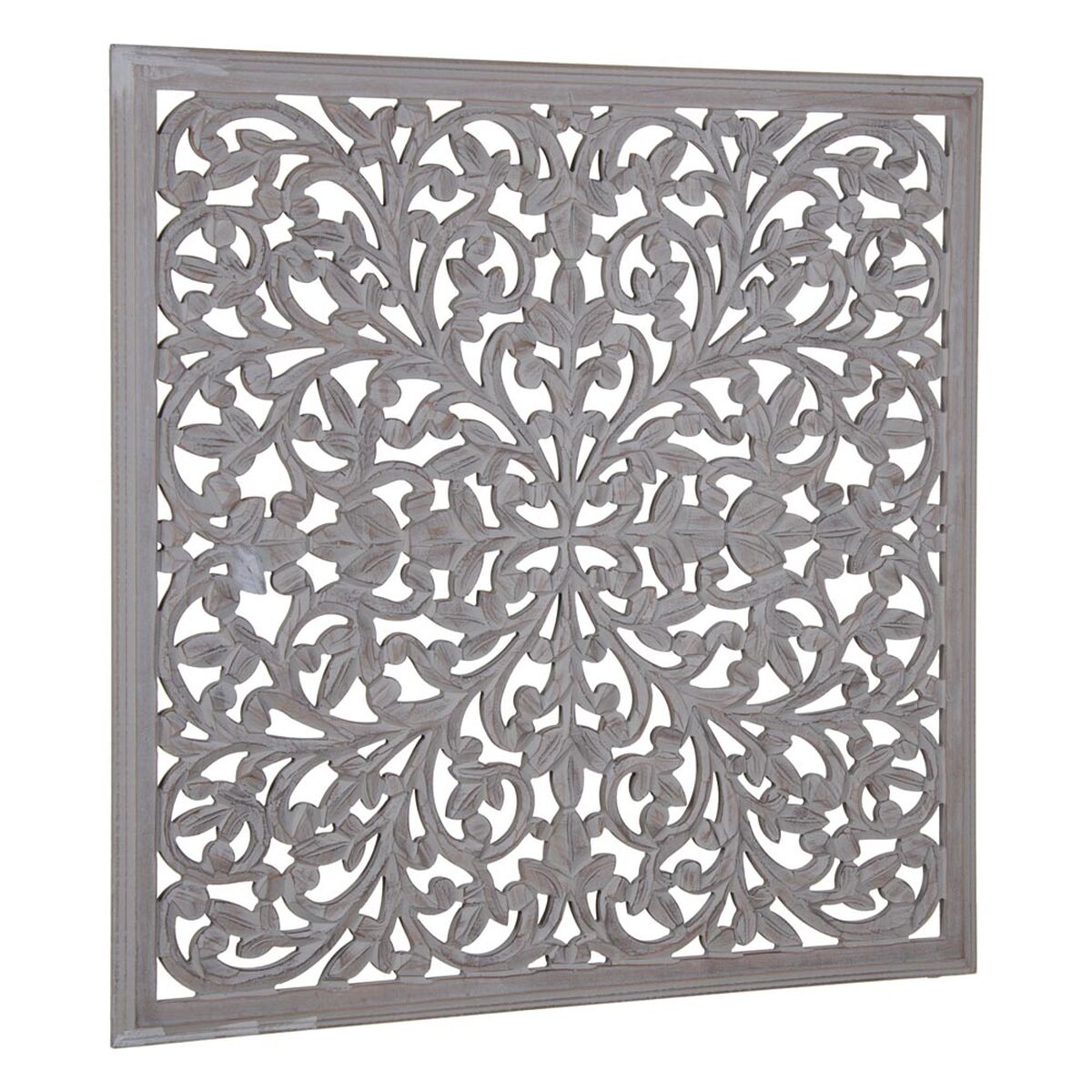 Decoración de pared gris 90 x 1 x 90 cm DMF-6