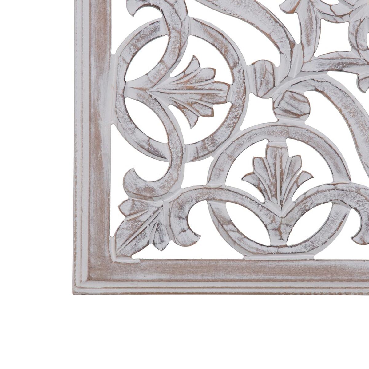 Decoración de pared Blanco 90 x 1 x 90 cm DMF-5
