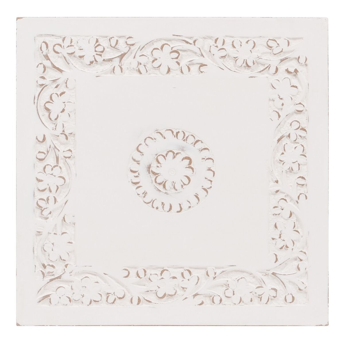 Вспомогательный стол Деревянный Белый 36 x 36 x 42 cm DMF-3