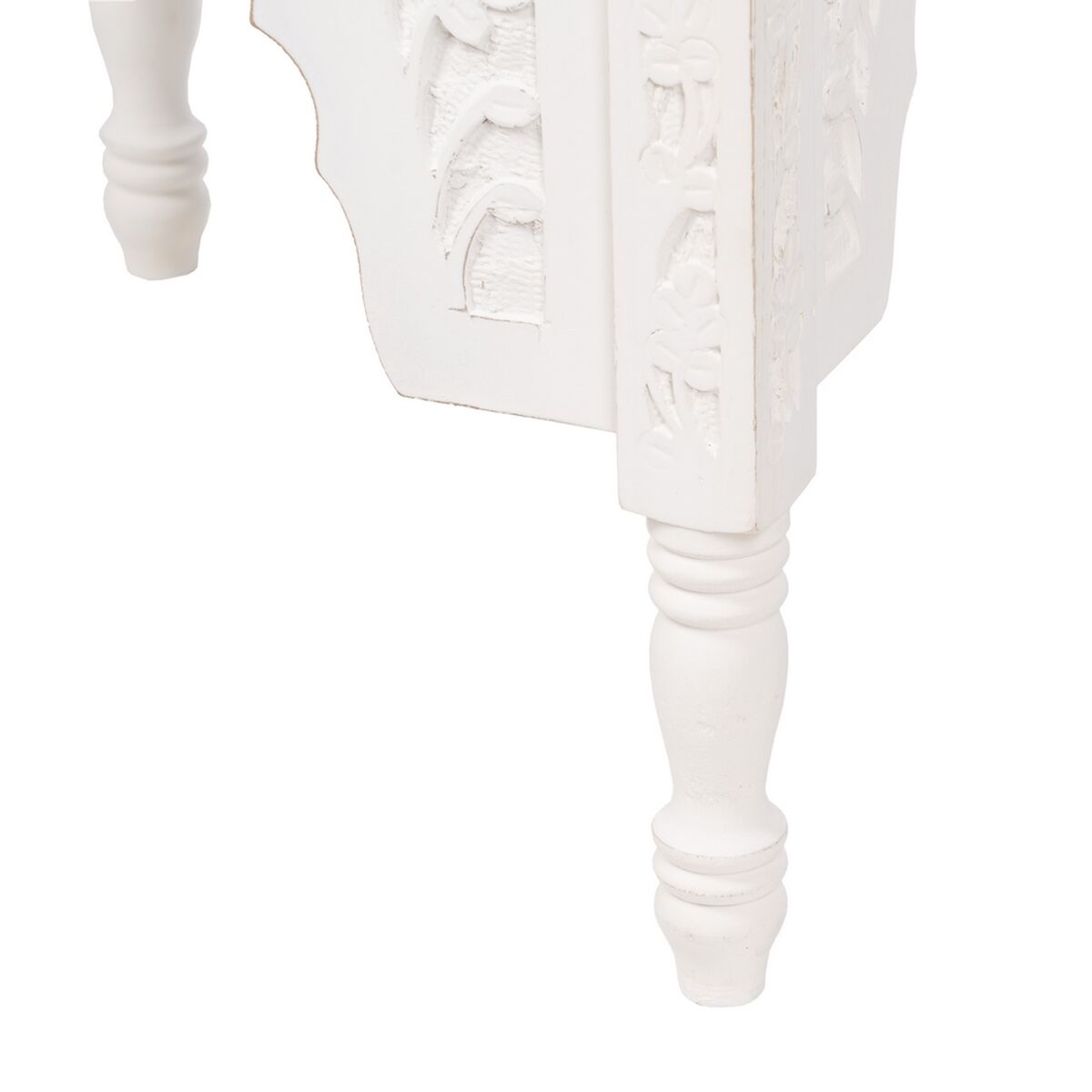 Вспомогательный стол Деревянный Белый 36 x 36 x 42 cm DMF-4